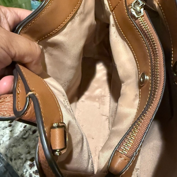 Kate Spade Brown Leather Handbag and Wallet Set 10x8 - Picture 10 of 11